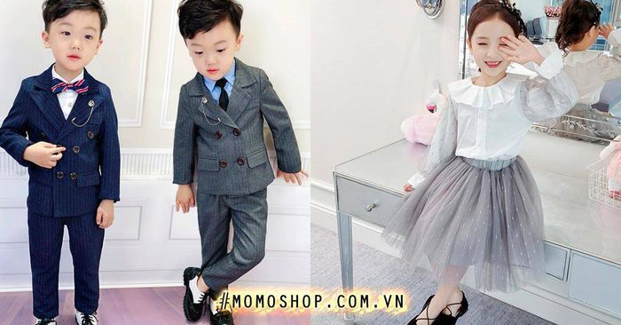 Cách phối đồ cho bé gái, bé trai đáng yêu, xinh xắn
